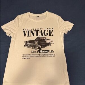 Vintage Graphic White T-Shirt